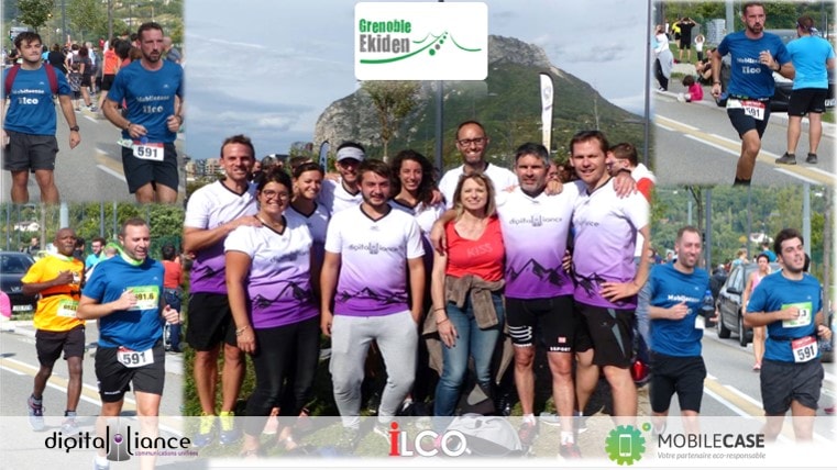 Le groupe Ilco participe à l'Ekiden Grenoble 2019